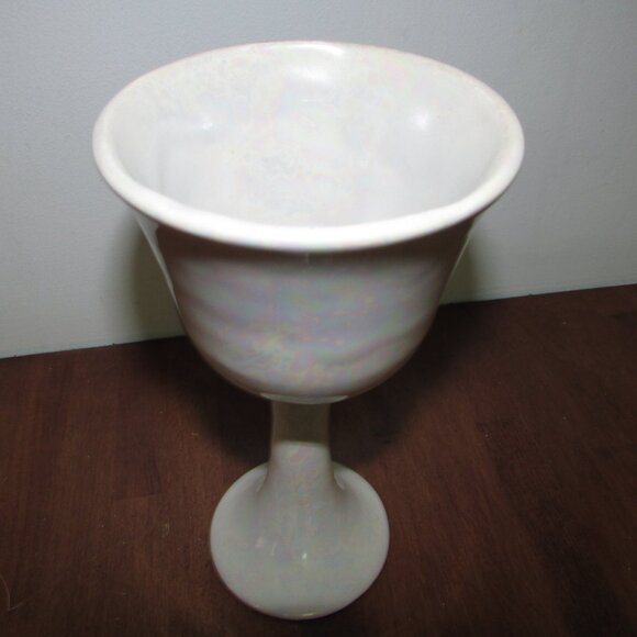 Hand-made Pearlized Ceramic Goblets - Set of 12 - Picture 7 of 11